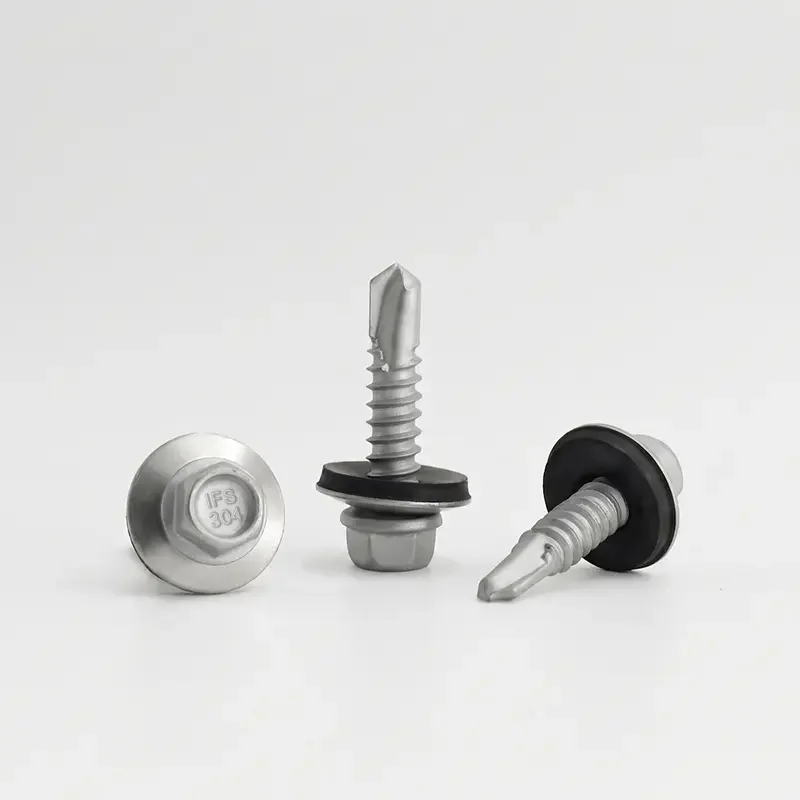 D15025D2 Hex Small Flange Bi-Metallic Structural Screw
