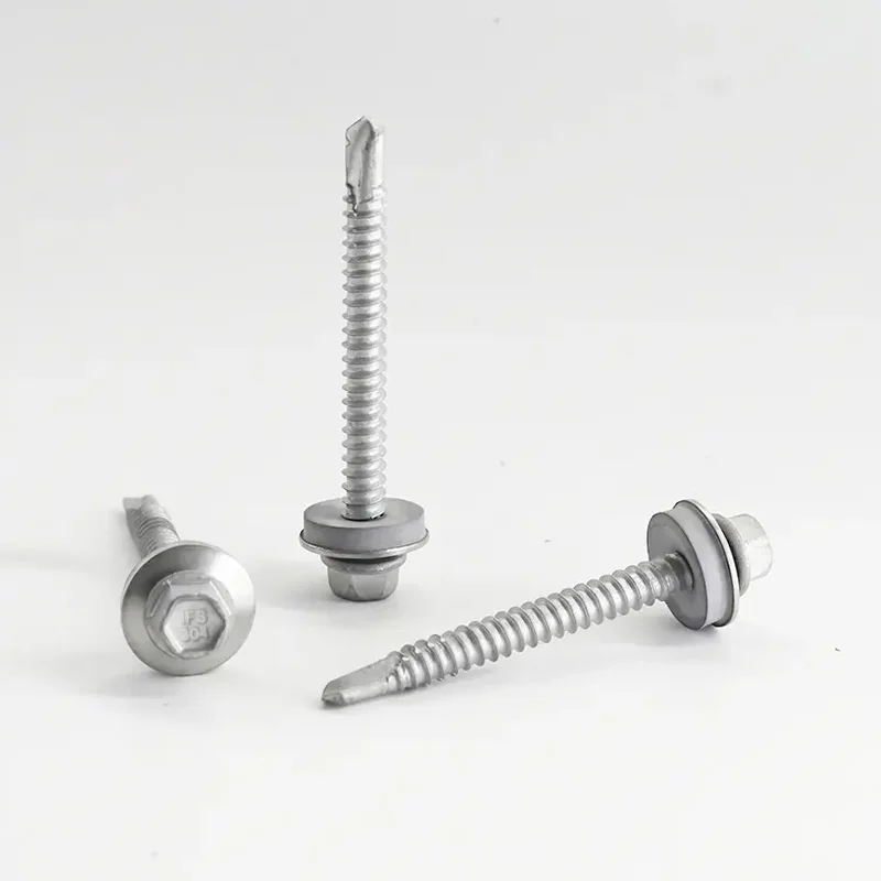 D15055H4 Hex Small Flange Bi-Metallic Structural Screw
