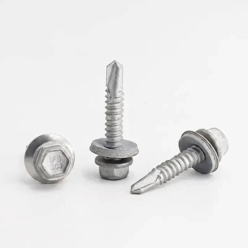 D16032H8 Hex Small Flange Bi-Metallic Structural Screw