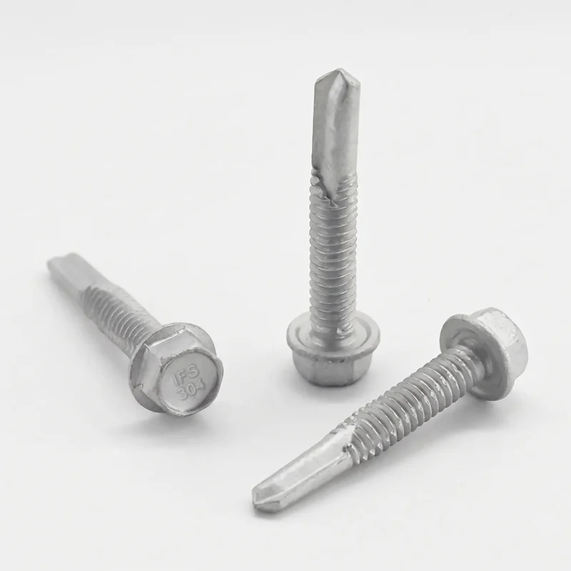 D16038A1 Hex Small Flange Bi-Metallic Structural Screw
