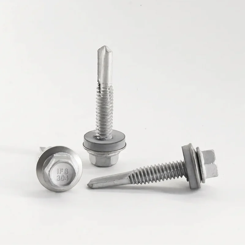 D16038H6 Hex Small Flange Bi-Metallic Structural Screw