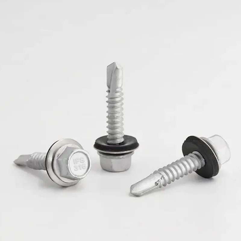 E16032D2 Hex Small Flange Bi-Metallic Structural Screw
