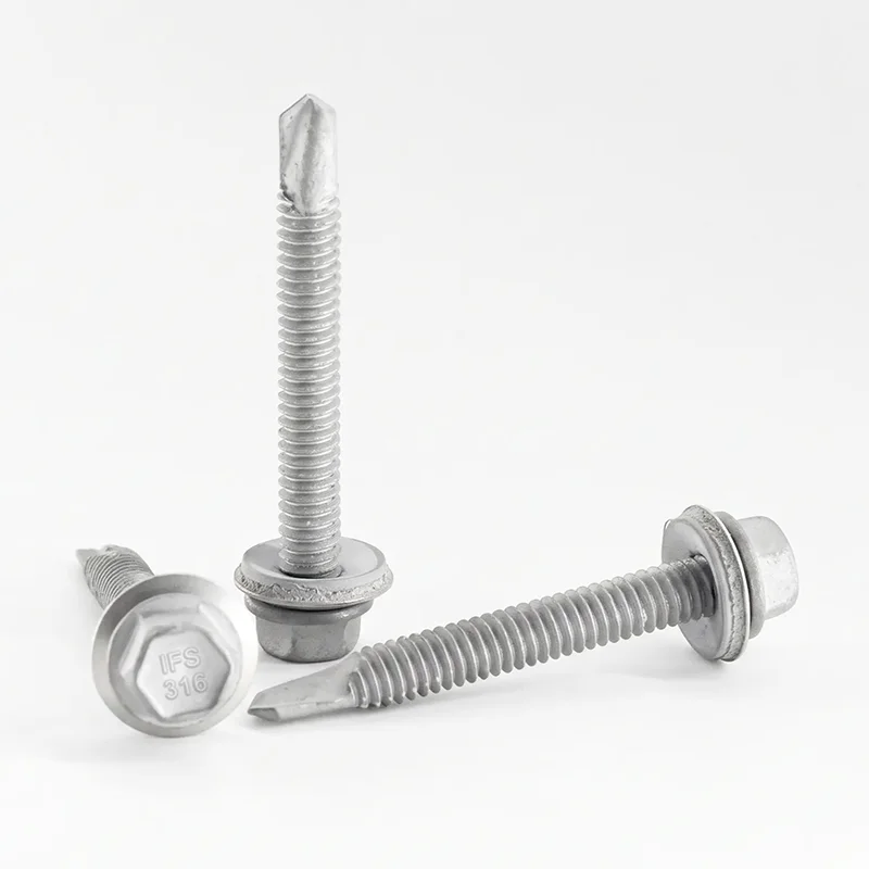 E16050N2 Hex Small Flange Bi-Metallic Structural Screw